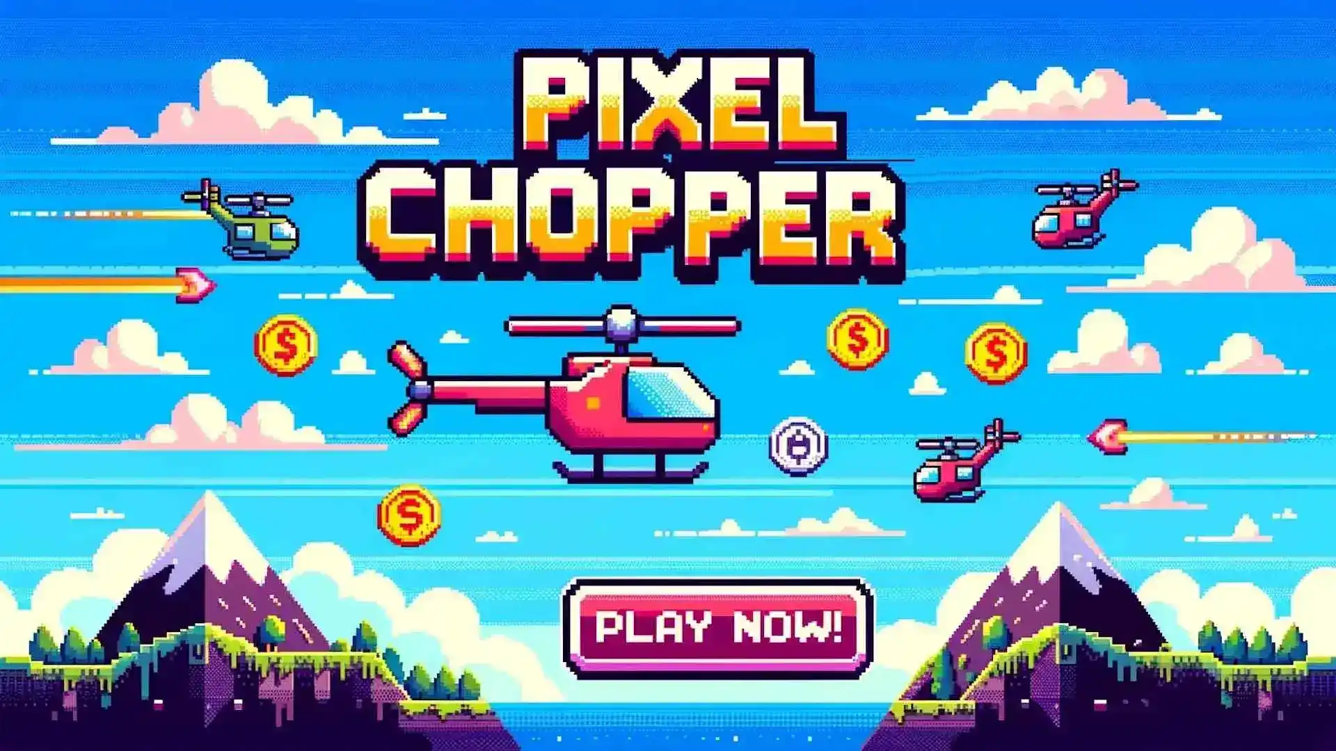 Juego Helicóptero Pixel